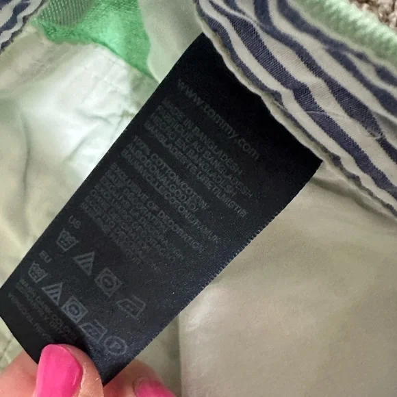 Men’s 34 Tommy Hilfiger Green Flat Front Shorts - Picture 5 of 8